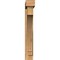 Ekena Millwork Imperial Block Rough Sawn Bracket w/ Offset Brace, Western Red Cedar, 6"W x 30"D x 42"H BKT0604X30X42IMP05RWR - alternate 2